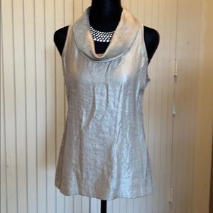 Ann Taylor Blouse . Light gold